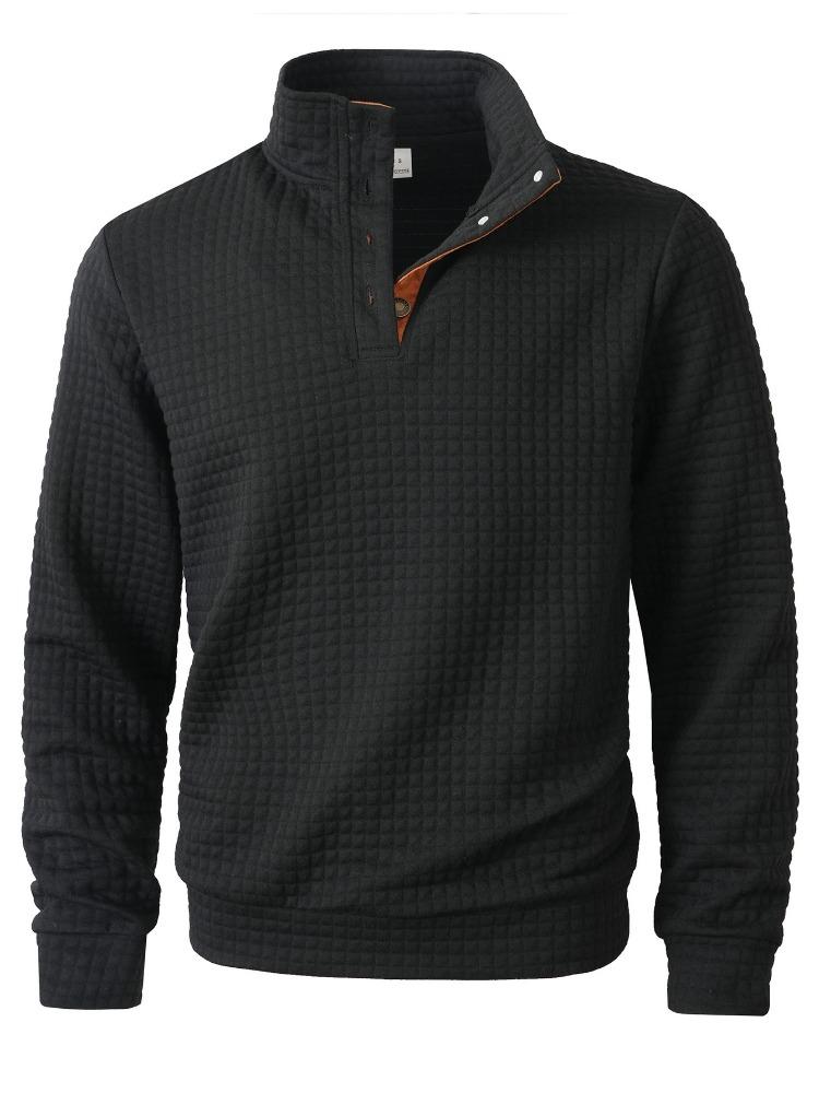 Spring Autumn Quartet Men s Standing Collar Single Breasted Casual Long Sleeve Sweatshirt Men Warmth Comfortable Fit Skin-friendly Breathable Tops XXXL чорний
Spring Autumn Quartet Men s Standing Collar Single Breasted Casual Long Sleeve Sweatshirt Men Warmth Comfortable Fit Skin-friendly Breathable Tops XXXL чорний