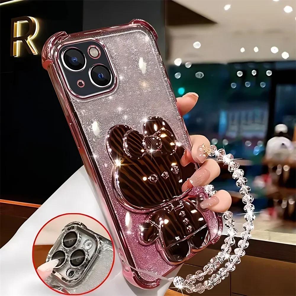 Luxury Glitter Rabbit Mirror Phone Case For Samsung Galaxy S25 Edge S24FE S24 Plus S23 FE S22 S21 Ultra S20 Crystal Chain For S25 ULTRA
Luxury Glitter Rabbit Mirror Phone Case For Samsung Galaxy S25 Edge S24FE S24 Plus S23 FE S22 S21 Ultra S20 Crystal Chain For S25 ULTRA
