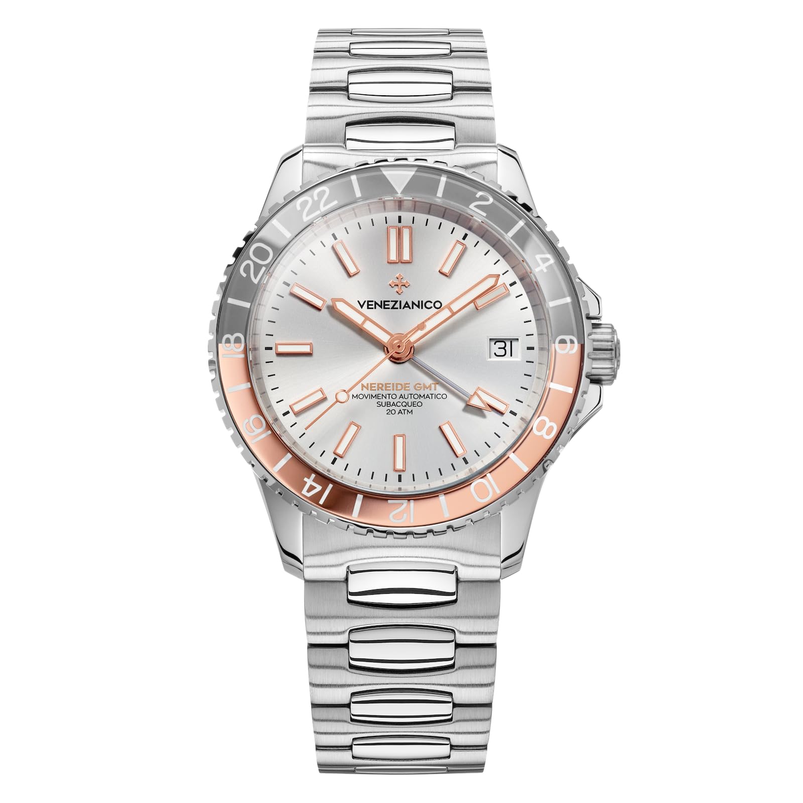 Чоловічий годинник Venezianico NEREIDE GMT-3521503C Автоматичний чорний GMT Функція Дайверський годинник Діаметр корпусу: 39 мм, водонепроникність до 20 ATM, 2 роки гарантії
Чоловічий годинник Venezianico NEREIDE GMT-3521503C Автоматичний чорний GMT Функція Дайверський годинник Діаметр корпусу: 39 мм, водонепроникність до 20 ATM, 2 роки гарантії