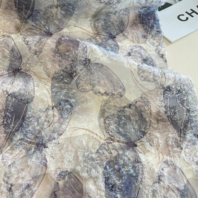 Tulip Jacquard Chiffon Printed Fabric Short Furry Retro Chiffon Fabric For Diy Hanfu Dresses Upholstery Cloth Sewing Crafts 100X145cm
Tulip Jacquard Chiffon Printed Fabric Short Furry Retro Chiffon Fabric For Diy Hanfu Dresses Upholstery Cloth Sewing Crafts 100X145cm
