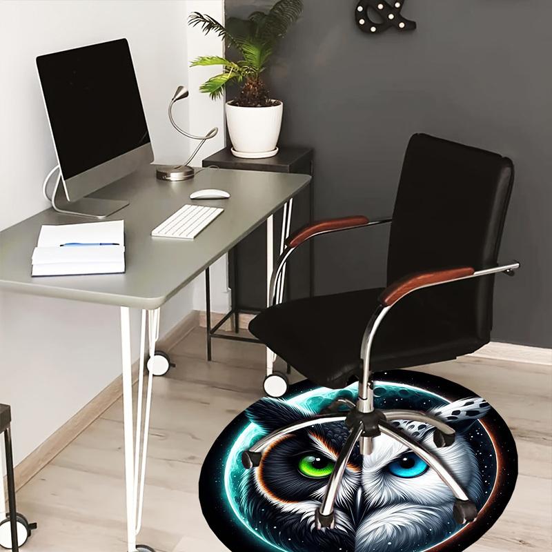 1pc Office Carpet Chair Mats Moonlit Yin-Yang Owl Perfect for Decorating Office Chairss, Or Bedrooms.YDT537 80cm by 80cm
1pc Office Carpet Chair Mats Moonlit Yin-Yang Owl Perfect for Decorating Office Chairss, Or Bedrooms.YDT537 80cm by 80cm