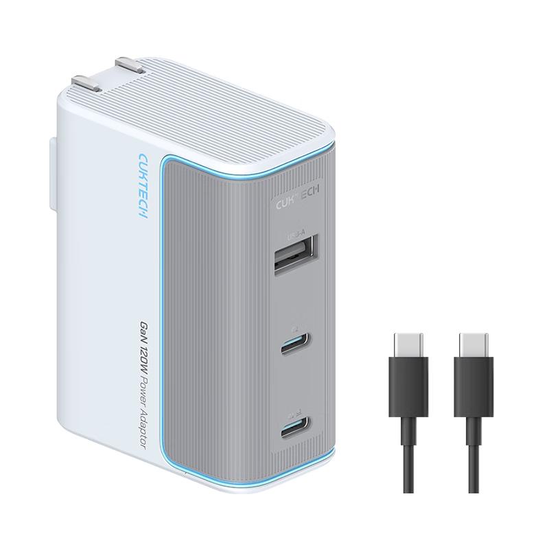Швидкий зарядний пристрій CUKTECH No.10 SE 120W GaN з 3 портами PD
Швидкий зарядний пристрій CUKTECH No.10 SE 120W GaN з 3 портами PD
