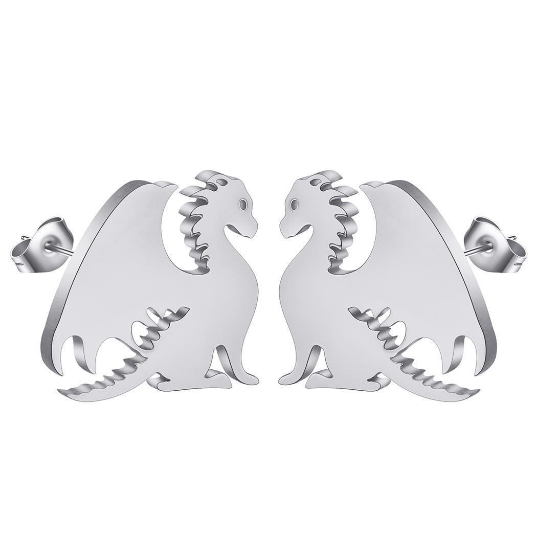 Retro Dinosaur Stud Earring Women Student Teen Stainless Steel Zircon Punk Animal Earrings Accessories Gifts
Retro Dinosaur Stud Earring Women Student Teen Stainless Steel Zircon Punk Animal Earrings Accessories Gifts