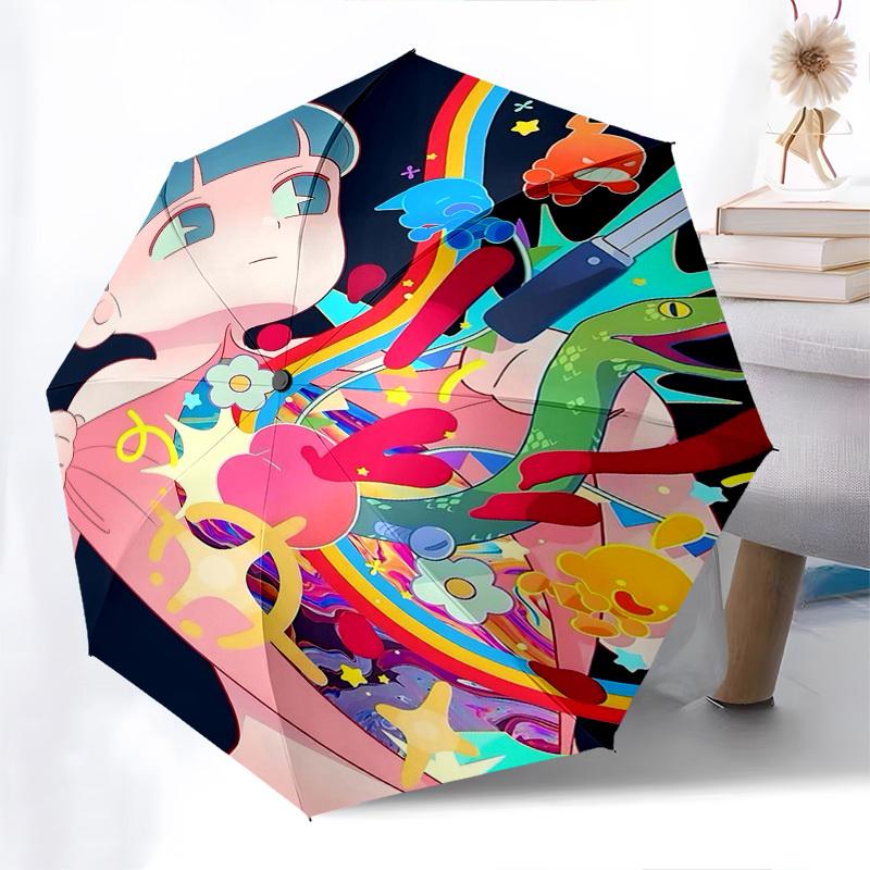 1pc Rainbow Automatic Umbrella, Colorful Fantasy Design, Portable Folding for Fans & Travelers, Outdoor Gift Idea.X029
1pc Rainbow Automatic Umbrella, Colorful Fantasy Design, Portable Folding for Fans & Travelers, Outdoor Gift Idea.X029