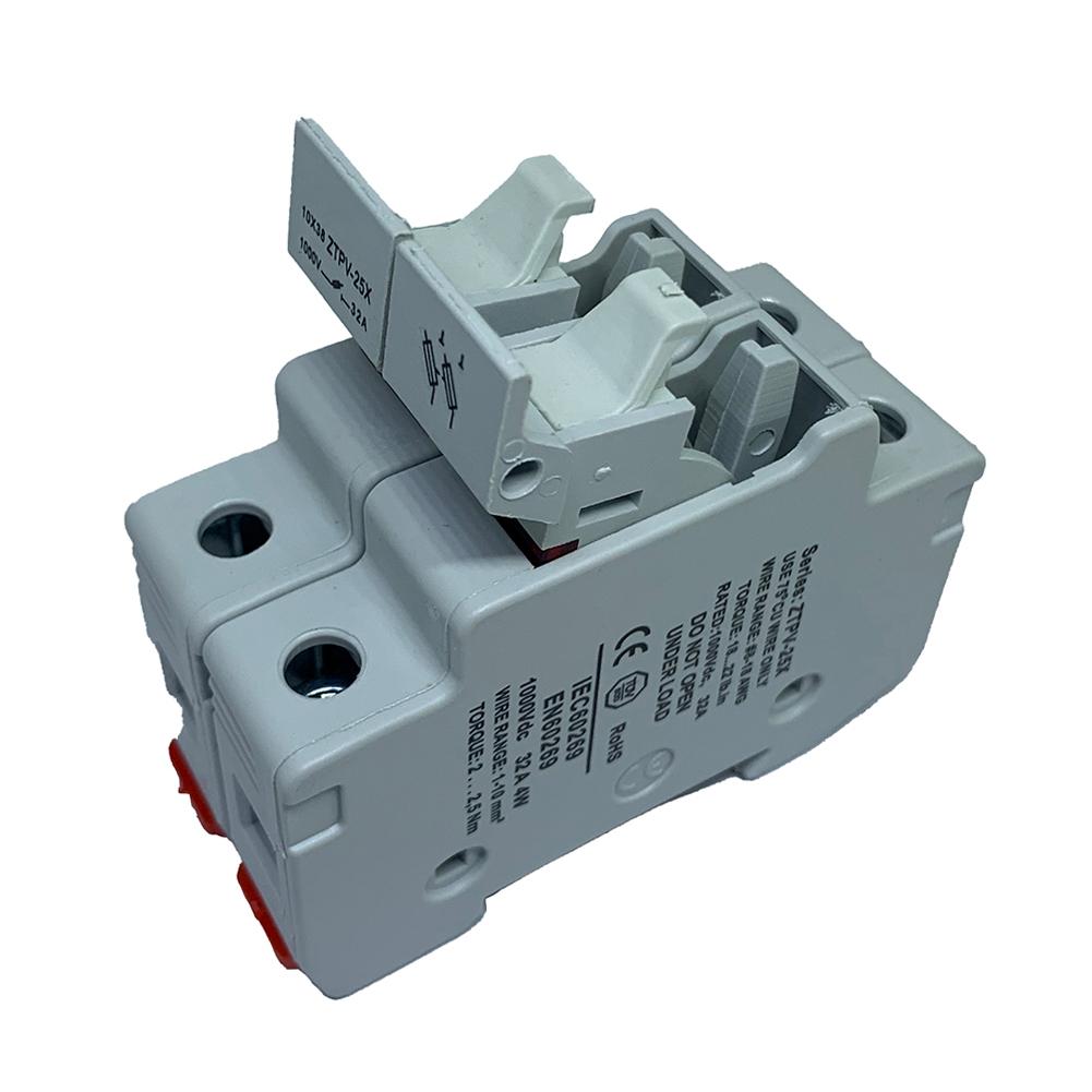 Holder Fuse Photovoltaics Solar 1000V Strings 10x38mm 2P 2pcs DC-20B EN 60947-3 For Solar System Fuse Brand New China Mainland
Holder Fuse Photovoltaics Solar 1000V Strings 10x38mm 2P 2pcs DC-20B EN 60947-3 For Solar System Fuse Brand New China Mainland