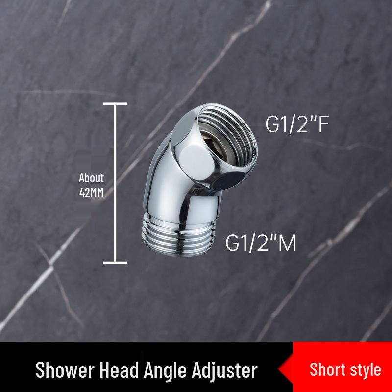 Регулируемый медный локтевой отвод с углом разделения 5 градусов, ручная душевая лейка с вращающимся верхним душем
Регулируемый медный локтевой отвод с углом разделения 5 градусов, ручная душевая лейка с вращающимся верхним душем