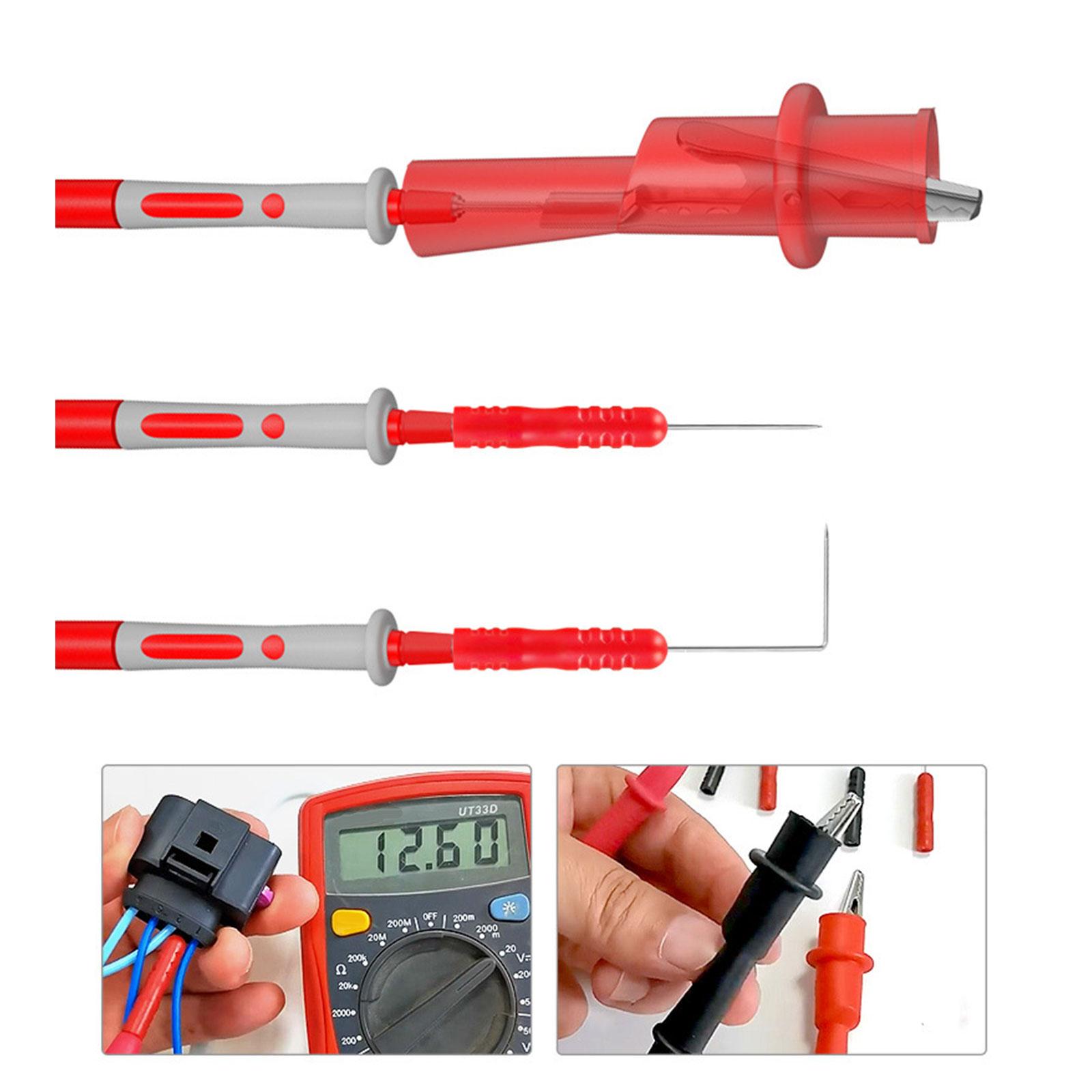 Wire Piercing Probe, Insulation Piercing Clip Tool for Multimeter Voltage Voltmeter Thermometer Testing
Wire Piercing Probe, Insulation Piercing Clip Tool for Multimeter Voltage Voltmeter Thermometer Testing