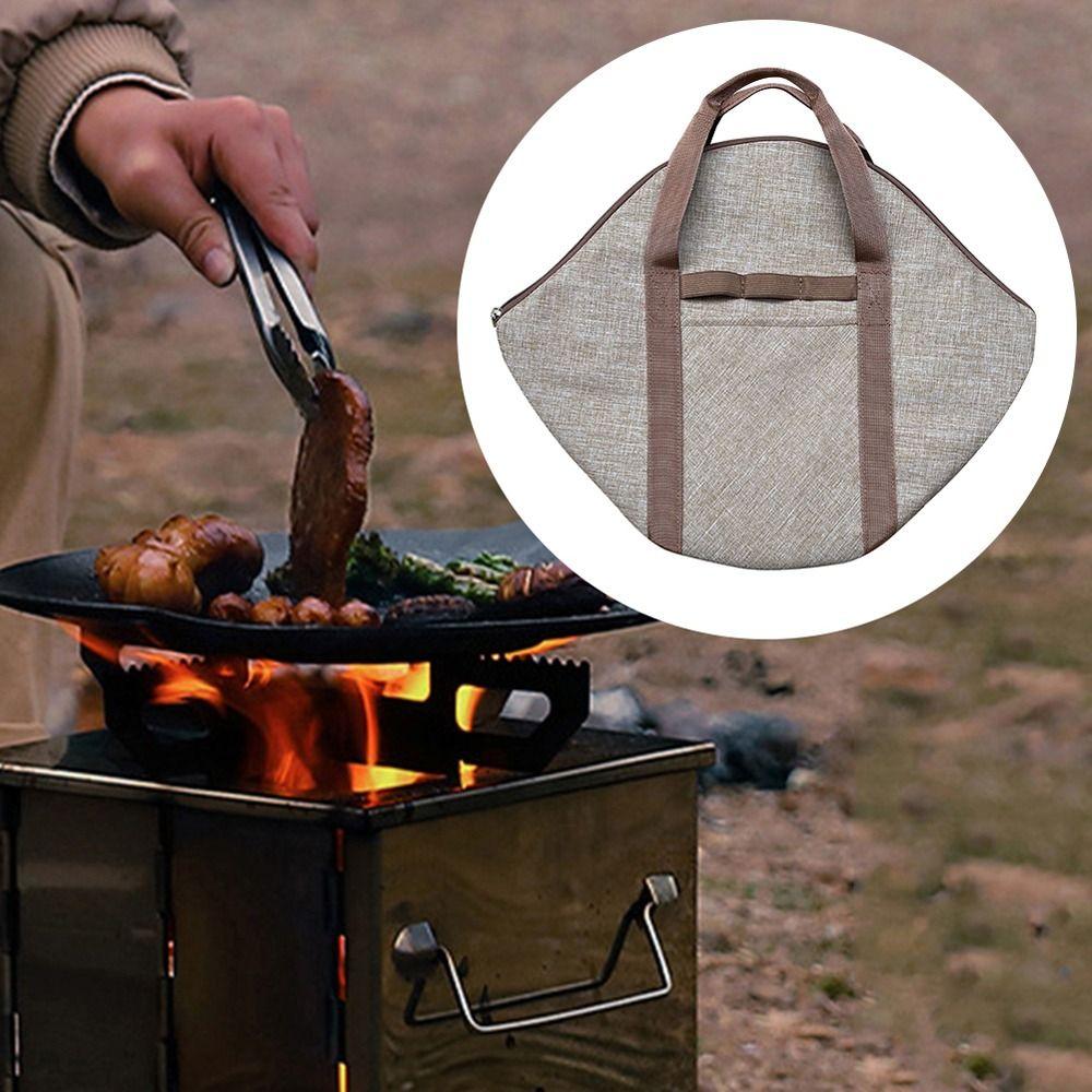 Bag Wear-resistant BBQ Frying Pan Bag Baking Tray Bag Grill Plate Carry Bag Outdoor Picnic Tool
Bag Wear-resistant BBQ Frying Pan Bag Baking Tray Bag Grill Plate Carry Bag Outdoor Picnic Tool