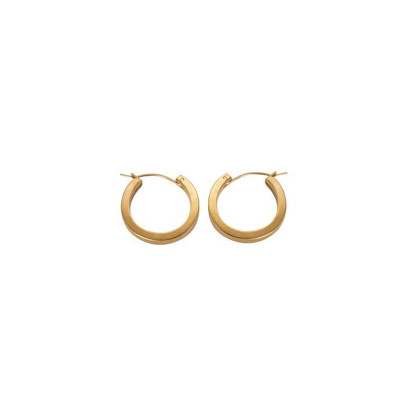 Mattib Titanium Steel Fashionable Minority Design Earrings A Pair of Golden Circles
Mattib Titanium Steel Fashionable Minority Design Earrings A Pair of Golden Circles