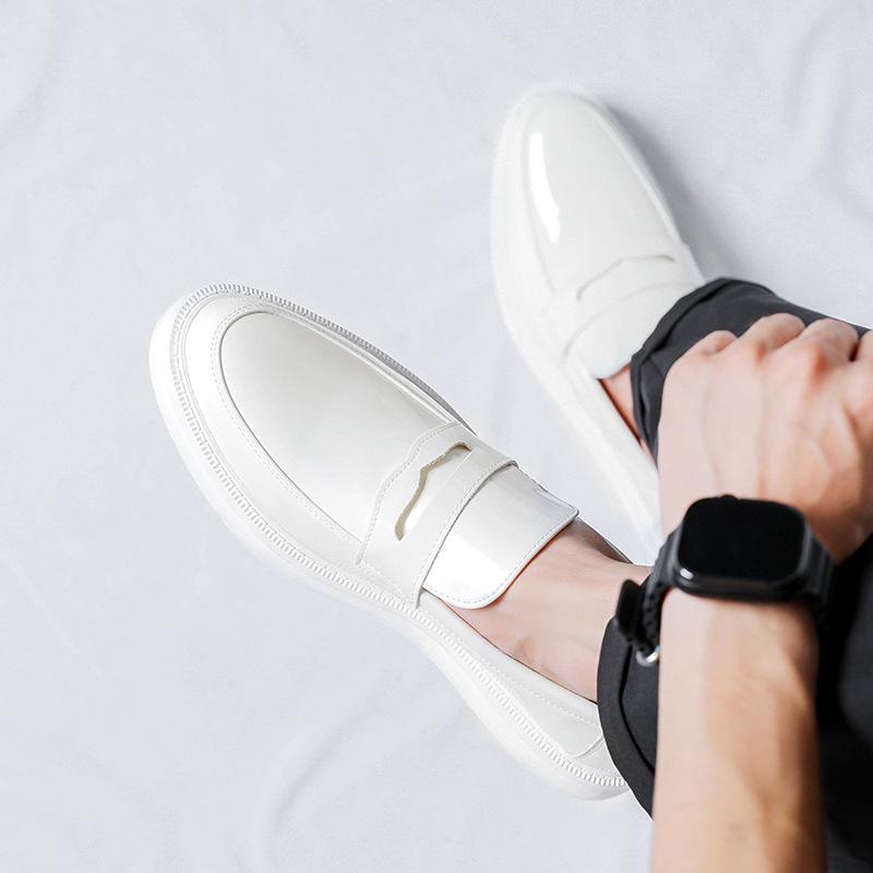 Doudou shoes men s business foot cover trend versatile personalized patent leather glossy casual loafer men s leather shoes 9502-R 44
Doudou shoes men s business foot cover trend versatile personalized patent leather glossy casual loafer men s leather shoes 9502-R 44