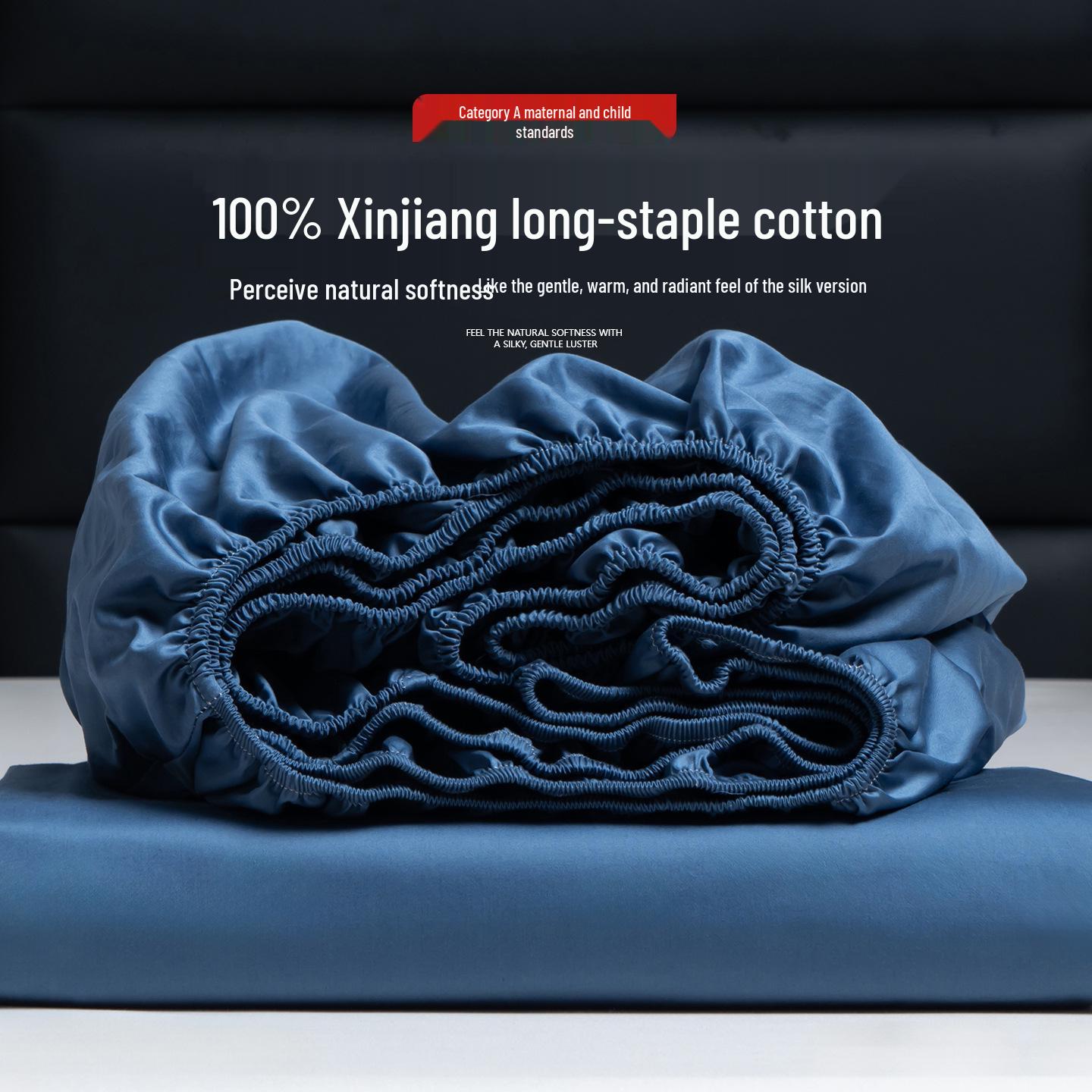 Xinjiang Long-Staple Cotton Sateen Fitted Sheet - Pure Cotton Mattress Protector 48x74 cm Pillowcase
Xinjiang Long-Staple Cotton Sateen Fitted Sheet - Pure Cotton Mattress Protector 48x74 cm Pillowcase
