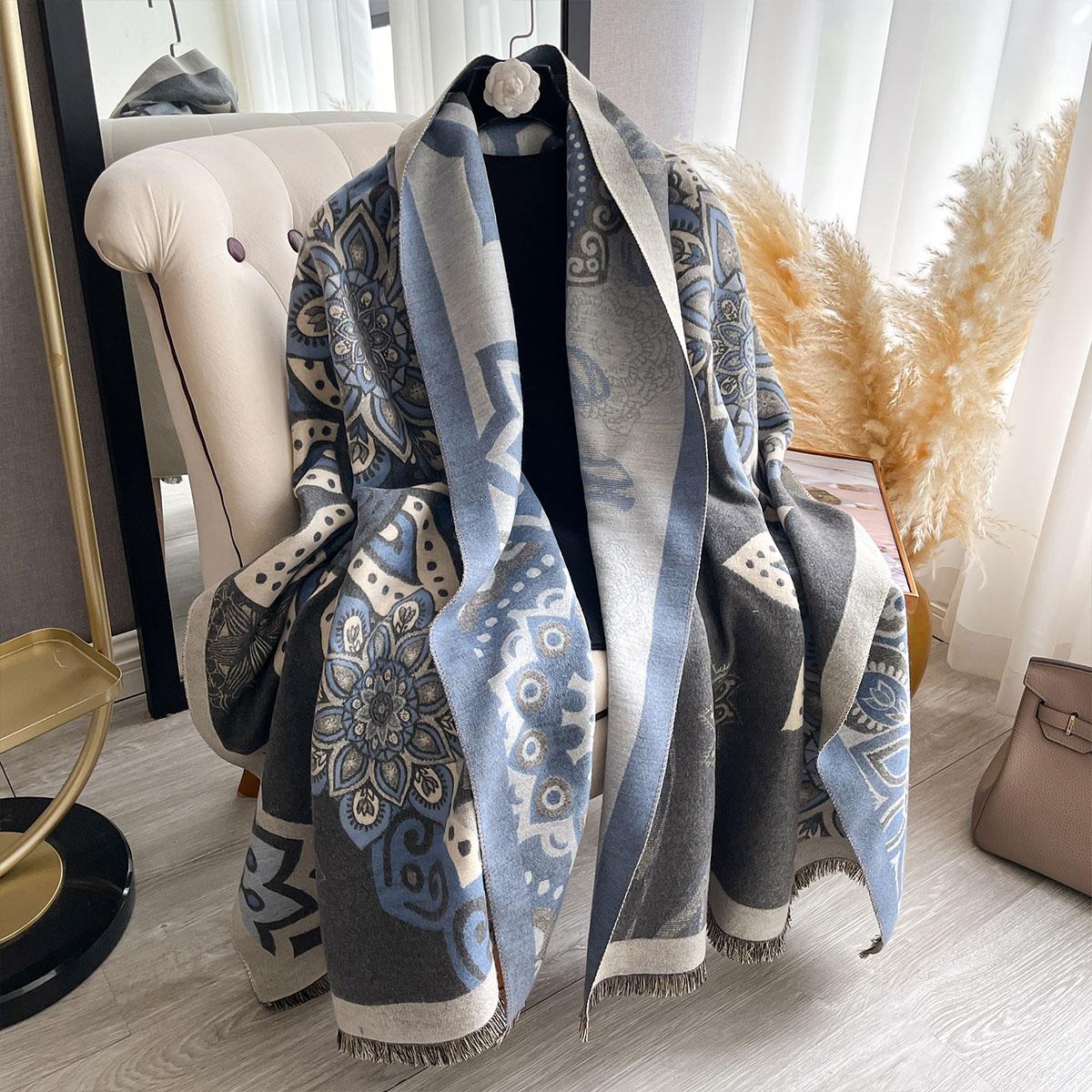 New Women s Double-Sided Paisley Print Faux Cashmere Scarf Soft Cozy Pashmina Shawl Winter Cold-Resistant Windproof Blanket
New Women s Double-Sided Paisley Print Faux Cashmere Scarf Soft Cozy Pashmina Shawl Winter Cold-Resistant Windproof Blanket