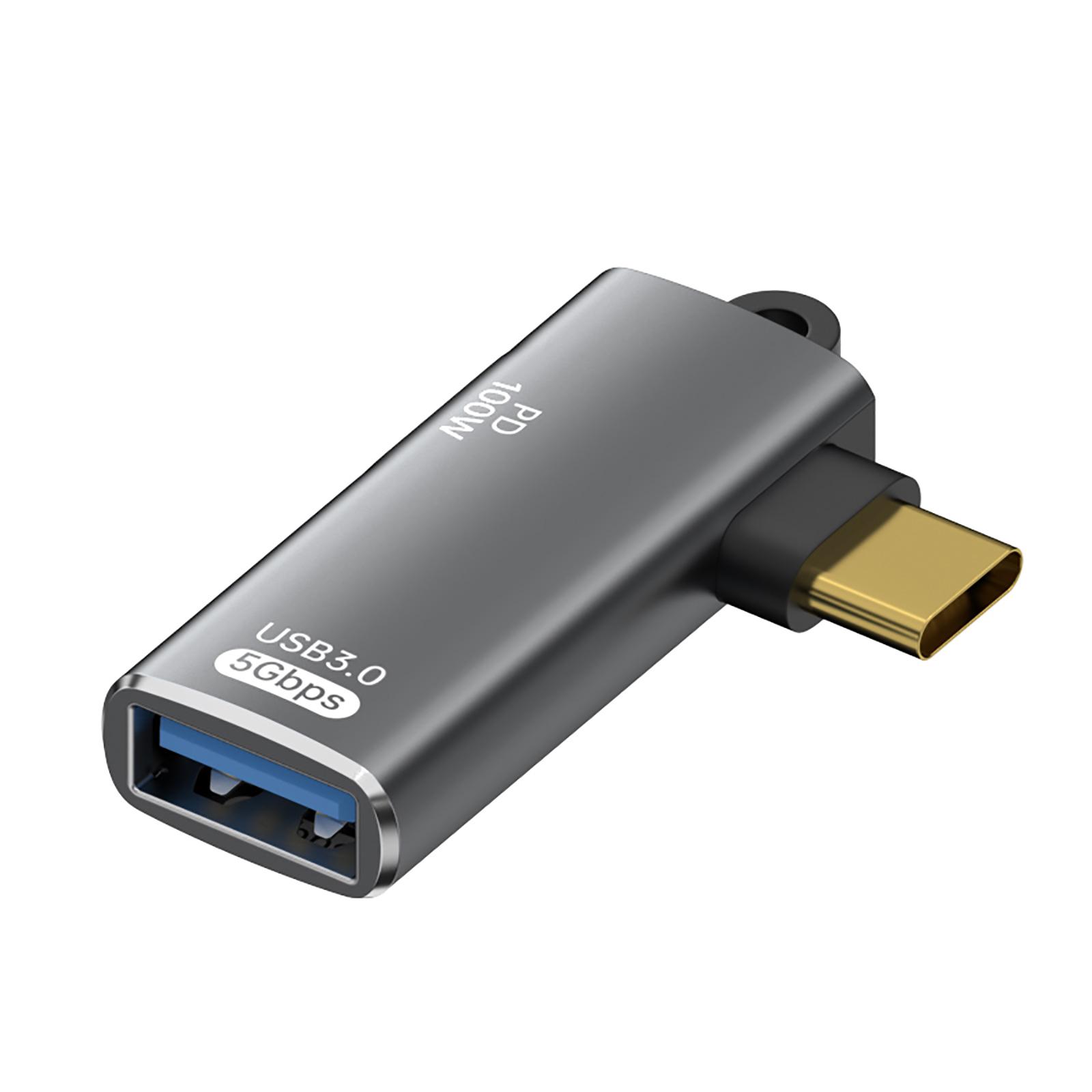 Адаптер-конвертер USB C - USB 3.0, передача данных 5 Гбит/с с поддержкой быстрой зарядки OTG, подходит для ноутбуков и планшетов 100W серый
Адаптер-конвертер USB C - USB 3.0, передача данных 5 Гбит/с с поддержкой быстрой зарядки OTG, подходит для ноутбуков и планшетов 100W серый