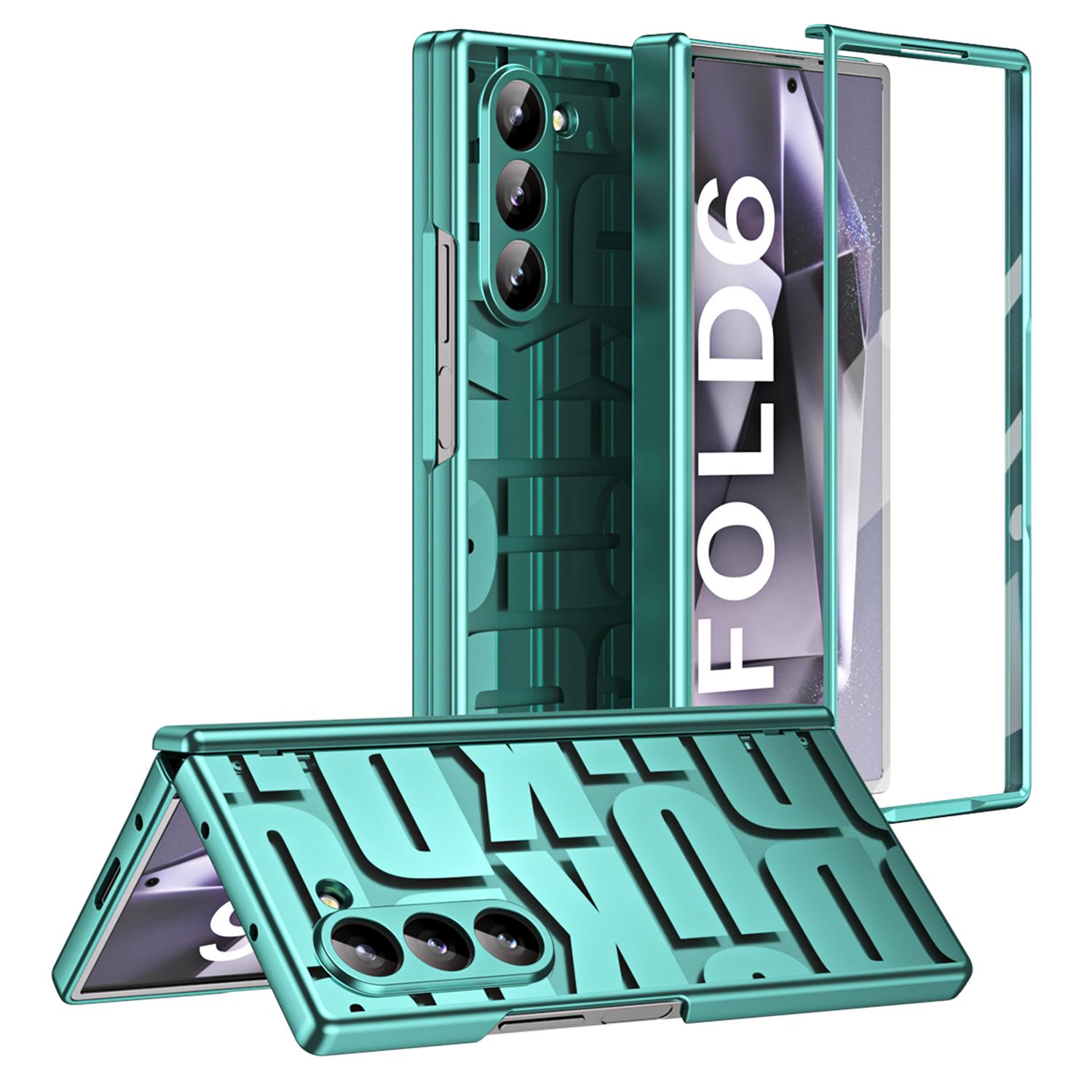 For Samsung Galaxy Z Fold6 5G Case Electroplating PC Phone Cover with Tempered Glass Film Green
For Samsung Galaxy Z Fold6 5G Case Electroplating PC Phone Cover with Tempered Glass Film Green