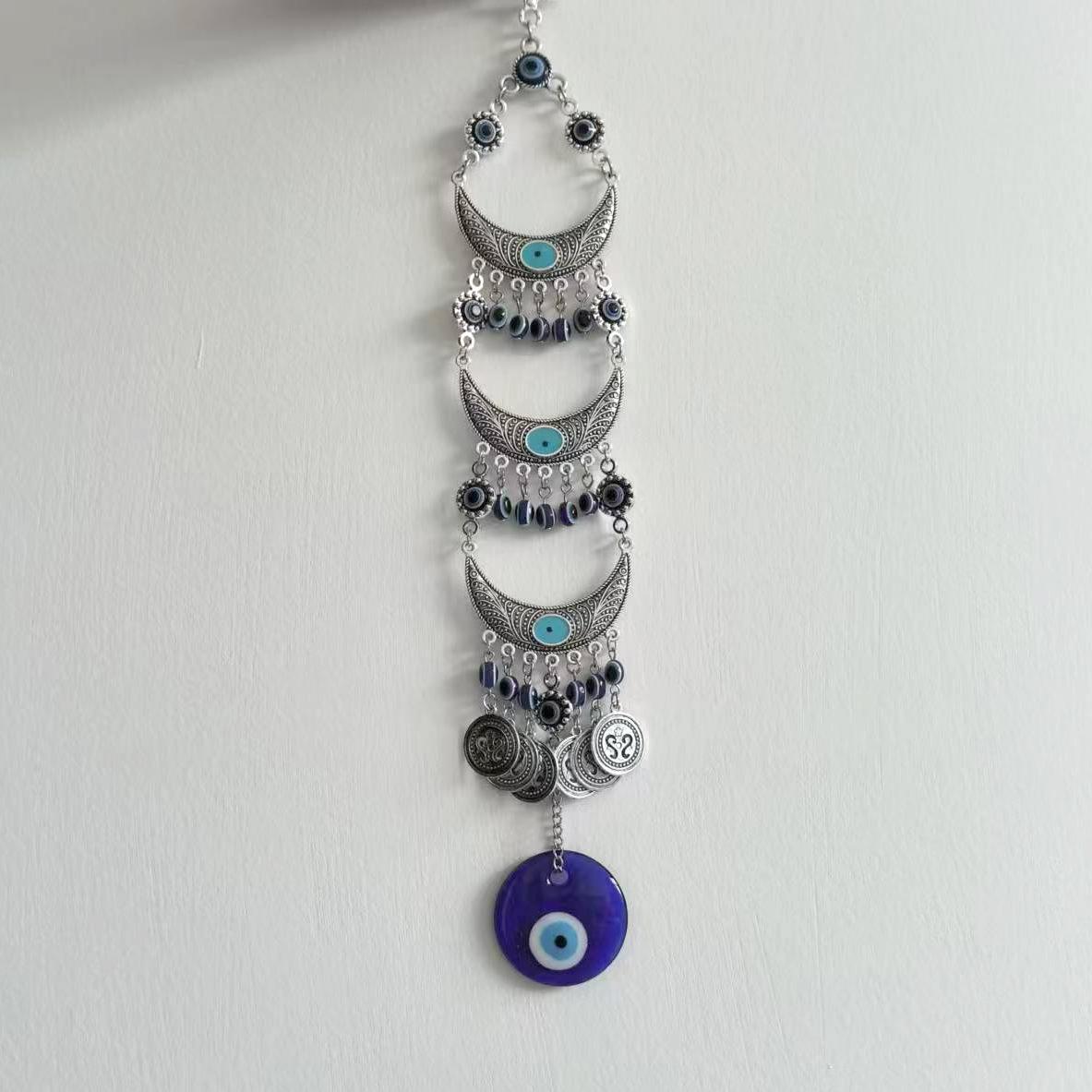 Wind Chime Demon Eye Pendant Moon Shape Lucky Wind Chimes for Car Home Garden Hanging Ornaments Wall Hanging Ornament Decor синій
Wind Chime Demon Eye Pendant Moon Shape Lucky Wind Chimes for Car Home Garden Hanging Ornaments Wall Hanging Ornament Decor синій
