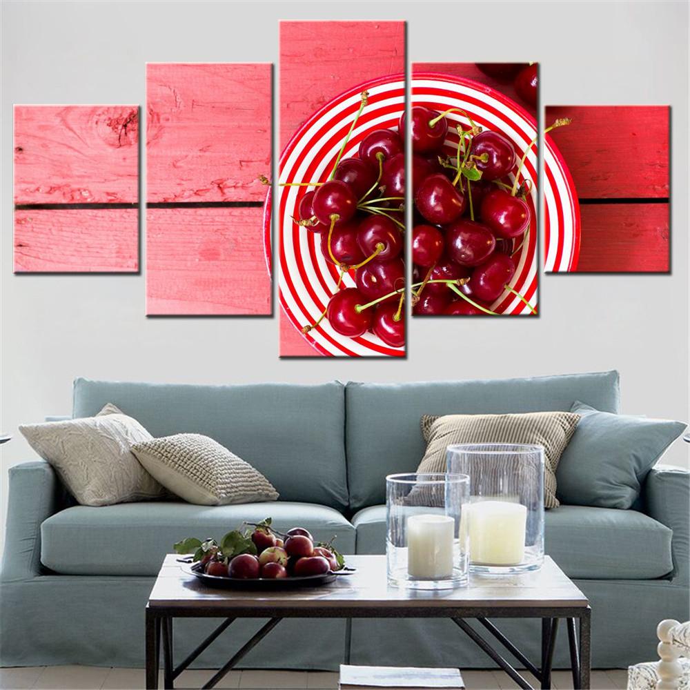 5 Pieces Canvas Wall Arts Poster Painting Food Cherries Cherry Fruits Wallpaper Home Decor Picture Printing Interior Artwork 20X35 20X45 20X55CM
5 Pieces Canvas Wall Arts Poster Painting Food Cherries Cherry Fruits Wallpaper Home Decor Picture Printing Interior Artwork 20X35 20X45 20X55CM
