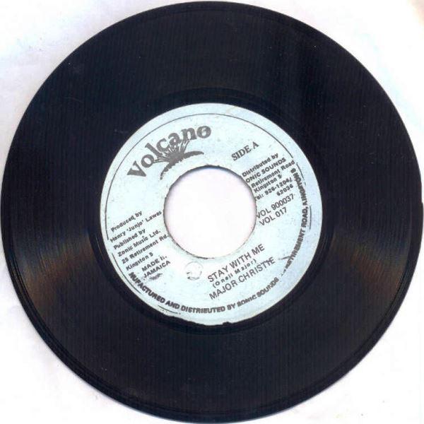 7inch Record MAJOR CHRISTIE Stay With Me NONE Volcano Jamaica Reggae Ska Dub Used
7inch Record MAJOR CHRISTIE Stay With Me NONE Volcano Jamaica Reggae Ska Dub Used
