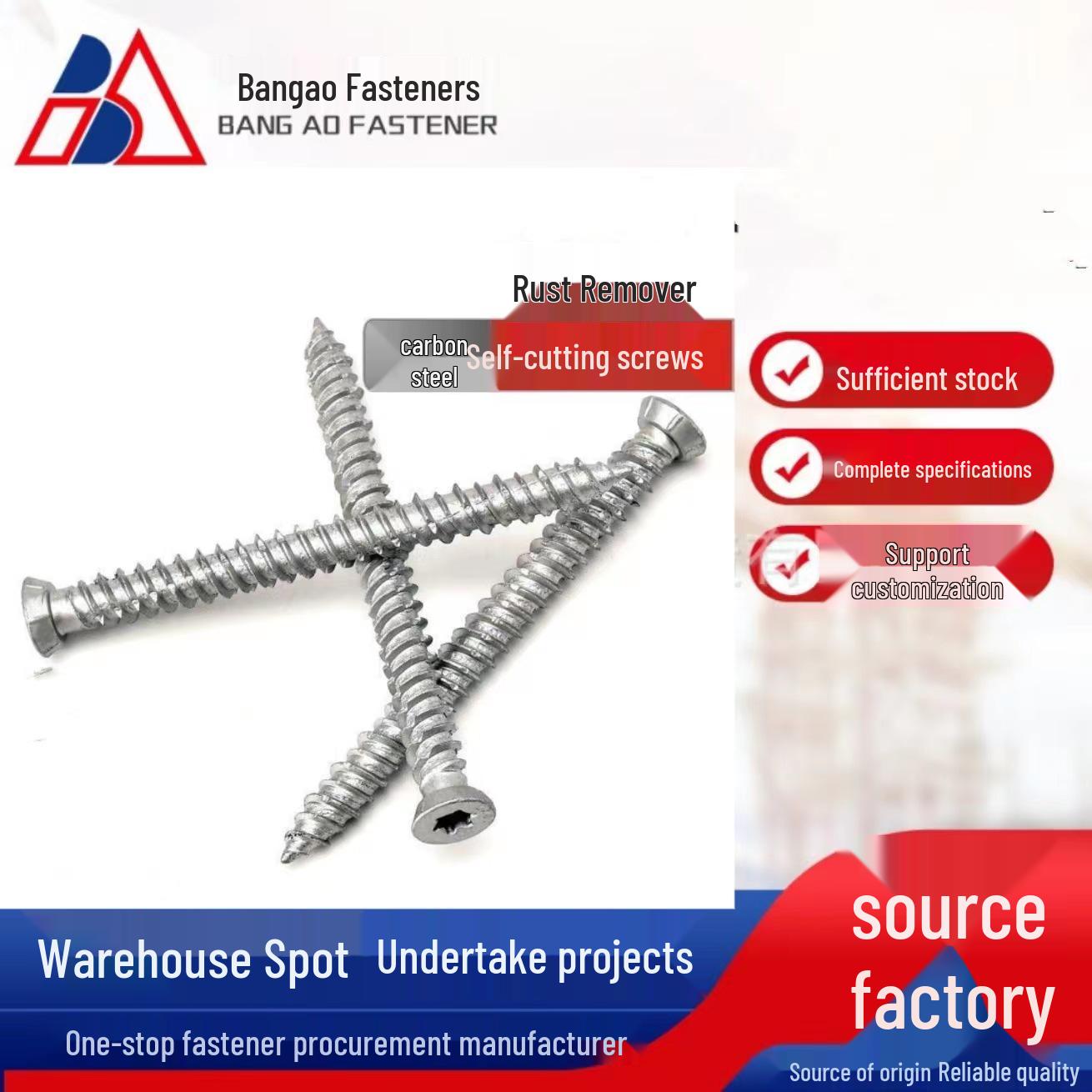 Galvanized Torx Drive Self-Cutting Screws for Doors and Windows Installation
Galvanized Torx Drive Self-Cutting Screws for Doors and Windows Installation