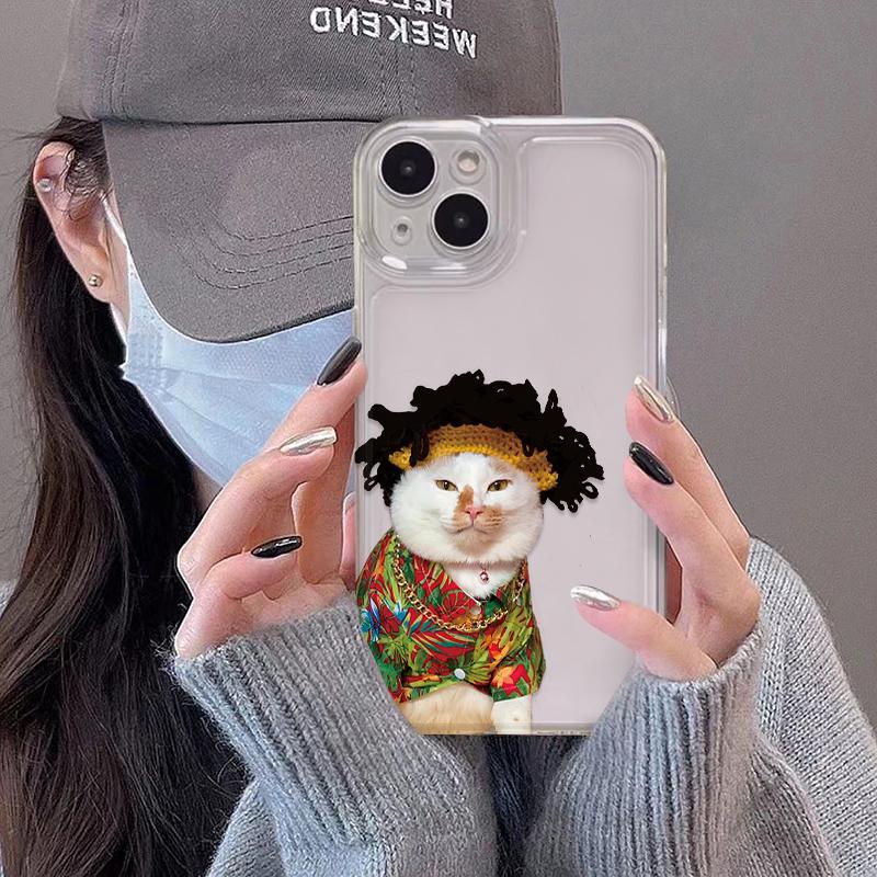 Funny Dressed Cat Phone Case For Samsung Galaxy A15 A16 A05 A21S A54 A55 A56 A35 M23 M33 M54 M55 Clear TPU Cover Samsung A55 5G
Funny Dressed Cat Phone Case For Samsung Galaxy A15 A16 A05 A21S A54 A55 A56 A35 M23 M33 M54 M55 Clear TPU Cover Samsung A55 5G