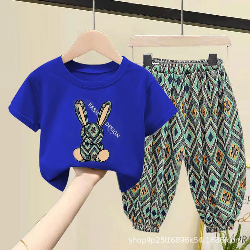 New Summer Pullover Short Sleeve T-Shirt Children s Summer Outfit Boys Girls Baby Stylish Set 140cm темно-синього кольору
New Summer Pullover Short Sleeve T-Shirt Children s Summer Outfit Boys Girls Baby Stylish Set 140cm темно-синього кольору