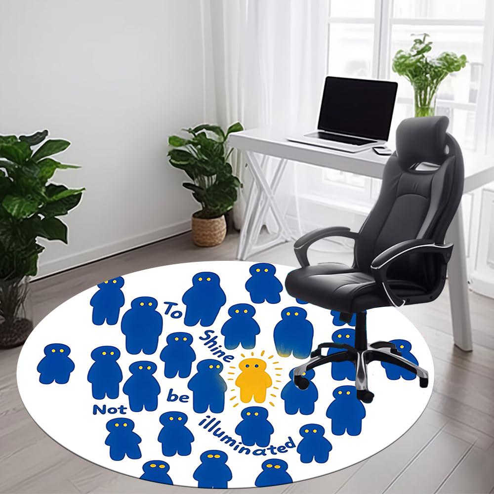 1pc Illuminated Shine Office Round Area Rug, Indoor Mat Suitable ForOffice, Under Office Chairs Bedroom Living Room Home Decor, Room Decot079 80cm by 80cm
1pc Illuminated Shine Office Round Area Rug, Indoor Mat Suitable ForOffice, Under Office Chairs Bedroom Living Room Home Decor, Room Decot079 80cm by 80cm