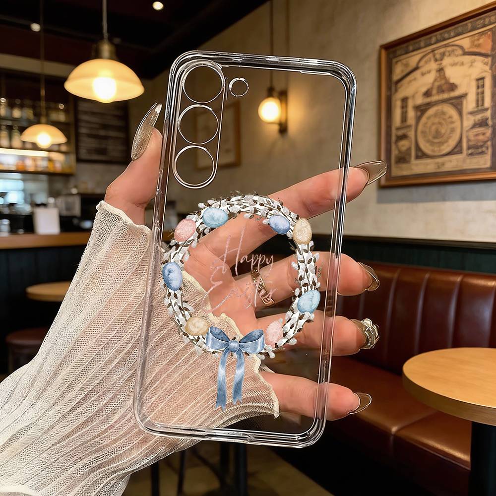 Happy Easter Transparent Phone Case for Samsung Galaxy A71 A70 A52 A51 A40 A30 - Cute Easter Design Mobile Cover Samsung a52 a52S
Happy Easter Transparent Phone Case for Samsung Galaxy A71 A70 A52 A51 A40 A30 - Cute Easter Design Mobile Cover Samsung a52 a52S