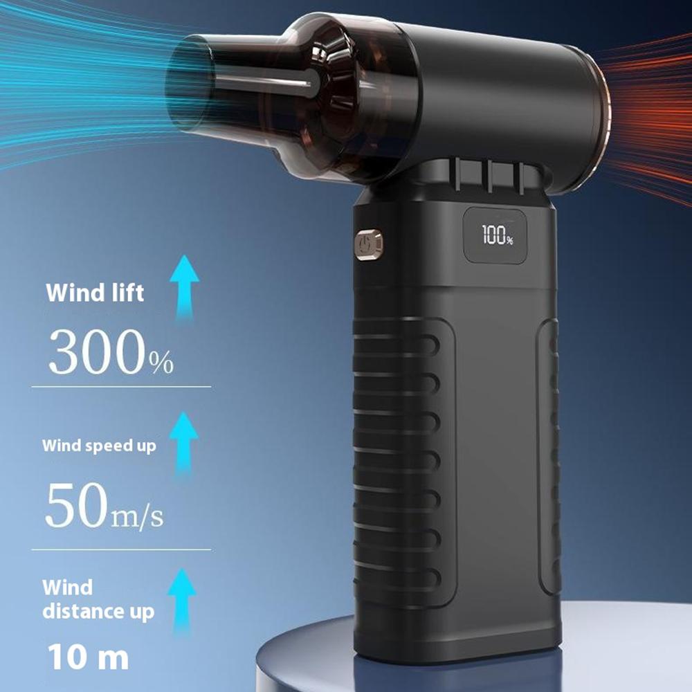 Handheld USB Rechargeable Mini Fan Portable Wireless Dust Blower for Car/Home 90000RPM High Speed Turbo Black
Handheld USB Rechargeable Mini Fan Portable Wireless Dust Blower for Car/Home 90000RPM High Speed Turbo Black
