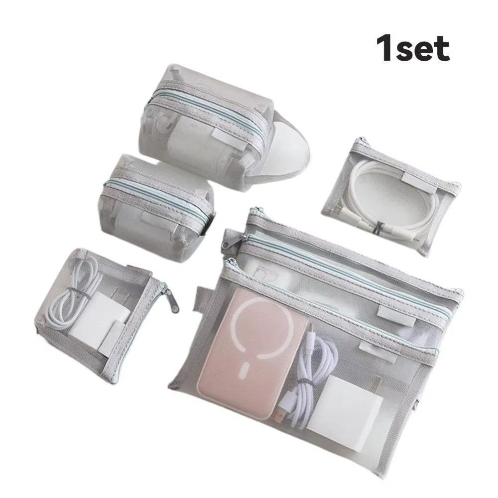 6pcs Set Nylon Transparent Storage Bag Breathable Clear View Mesh Storage Pouch Square Lightweight Data Lines Organizer Home Use серый
6pcs Set Nylon Transparent Storage Bag Breathable Clear View Mesh Storage Pouch Square Lightweight Data Lines Organizer Home Use серый