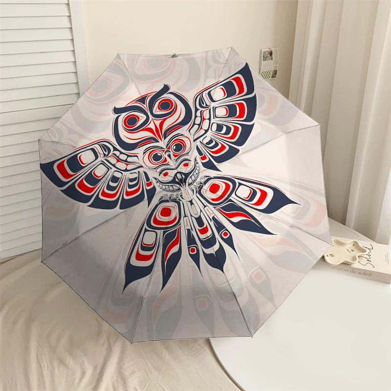 1PC Owl Tattoo Automatic Open/Close Umbrella with Windproof, 8-Rib Sturdy Canopy, Durable Ribs, Fashionable Design1216A
1PC Owl Tattoo Automatic Open/Close Umbrella with Windproof, 8-Rib Sturdy Canopy, Durable Ribs, Fashionable Design1216A