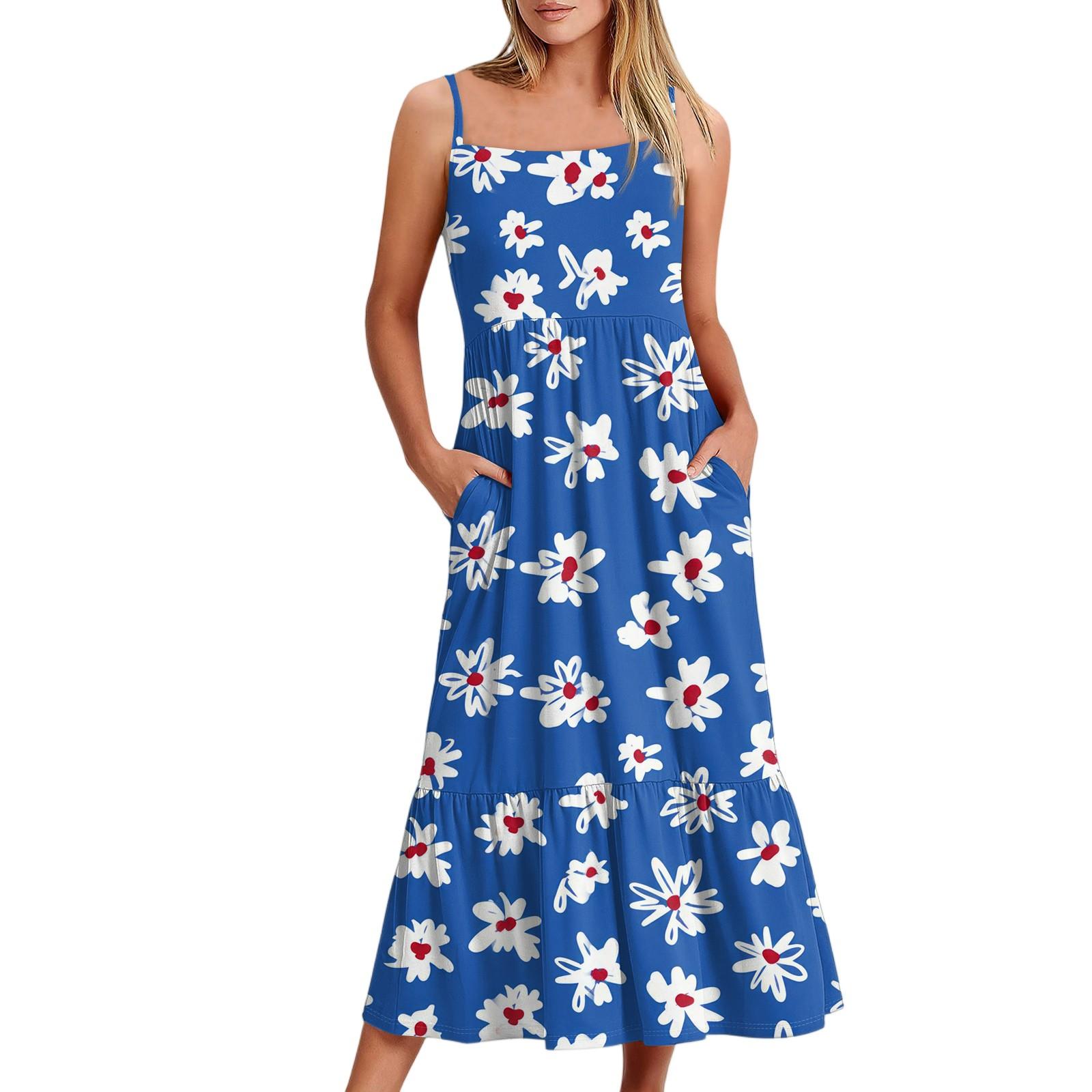 Жіноча довга пляжна повсякденна елегантна максі-сукня на тонких бретелях з квітковим принтом, стримана, струмлива, богемна сукня XXL
Жіноча довга пляжна повсякденна елегантна максі-сукня на тонких бретелях з квітковим принтом, стримана, струмлива, богемна сукня XXL