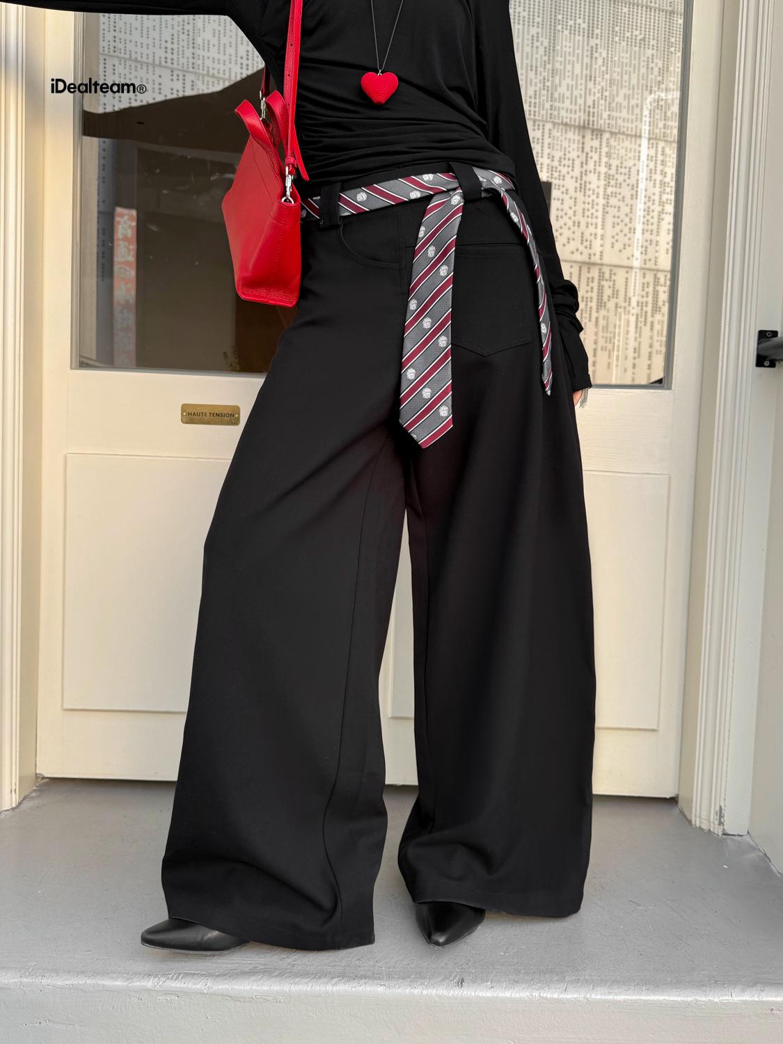 INSS Spring 2026 Korean Style Women s Casual Wide-Leg Flattering Long Pants Medium чорний
INSS Spring 2026 Korean Style Women s Casual Wide-Leg Flattering Long Pants Medium чорний
