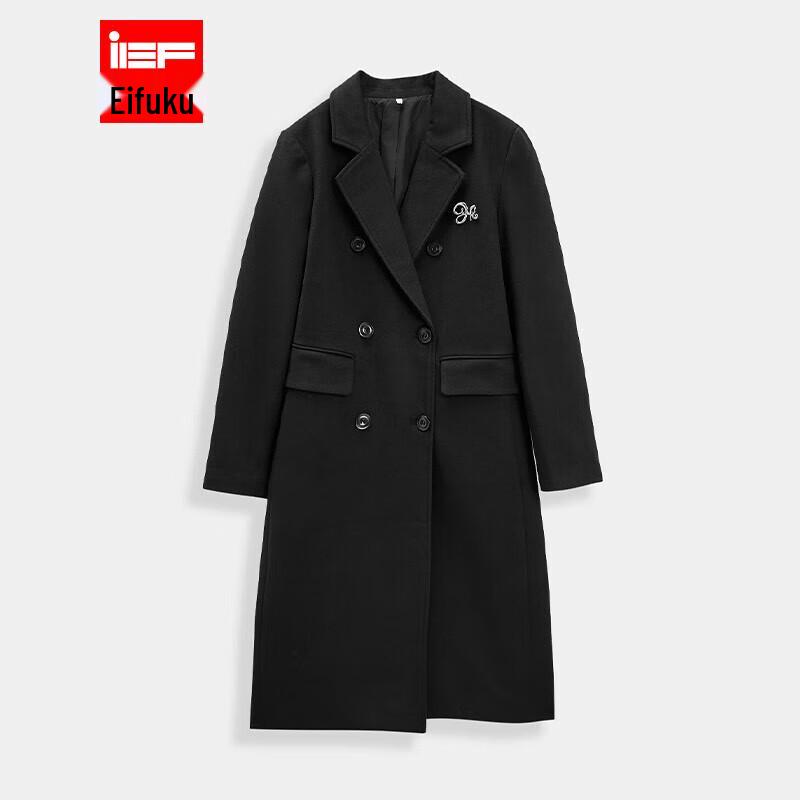 IEF Aiyifu Зимнее пальто из французского британского твида больших размеров M
IEF Aiyifu Зимнее пальто из французского британского твида больших размеров M