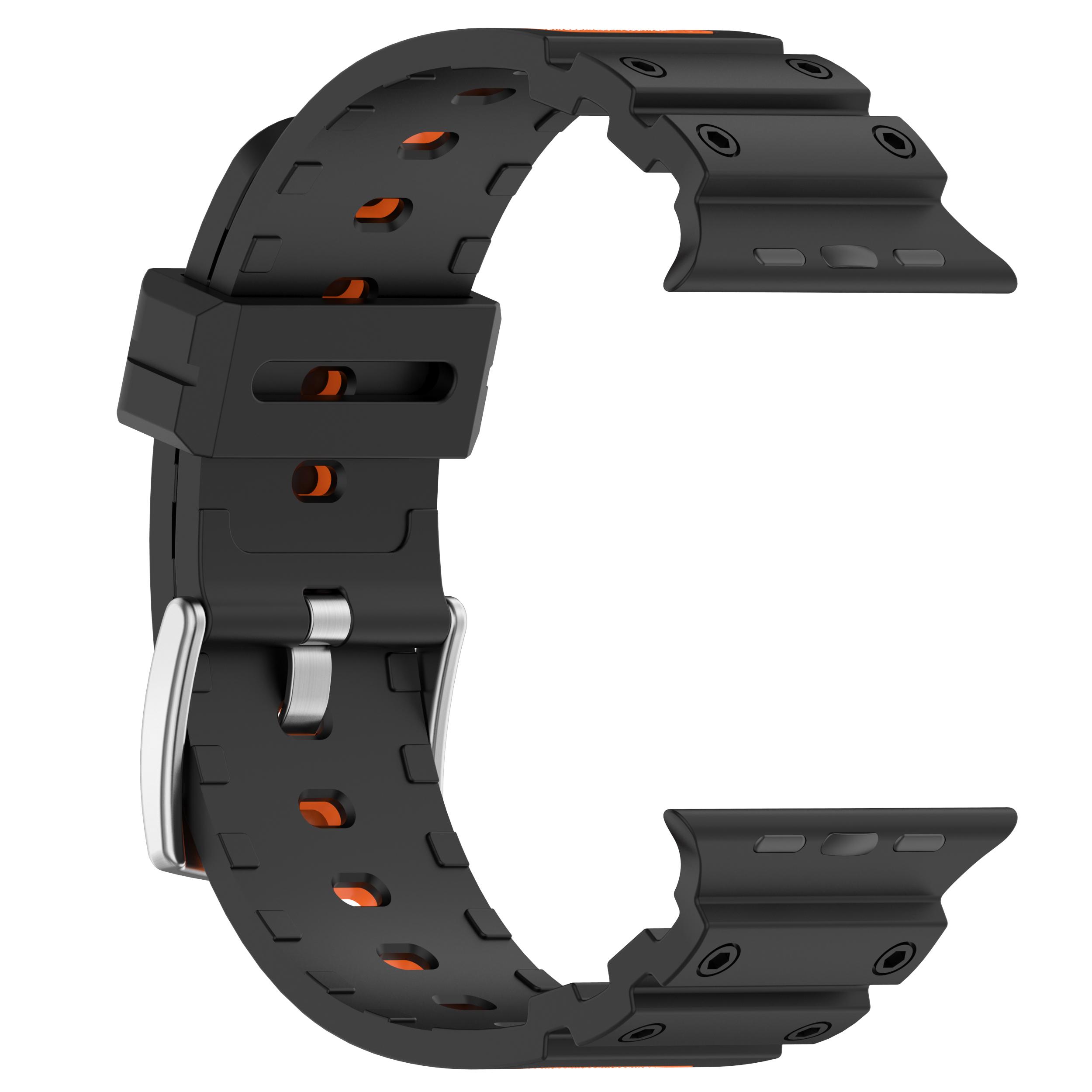 Silicone Band for Apple Watch Series 10 9 8 7 SE 6 5 4 3 2 1 42mm 41mm 40mm 38mm Dual Color Watch Strap Black/White
Silicone Band for Apple Watch Series 10 9 8 7 SE 6 5 4 3 2 1 42mm 41mm 40mm 38mm Dual Color Watch Strap Black/White