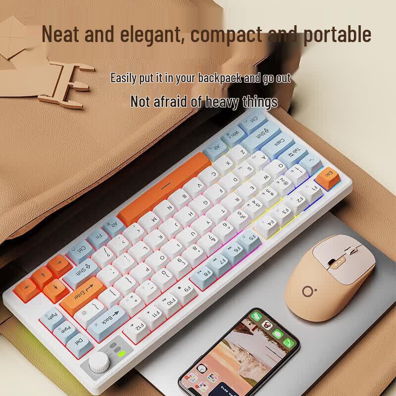 EWEADN V75 75-Key Wireless RGB Mechanical Keyboard
EWEADN V75 75-Key Wireless RGB Mechanical Keyboard