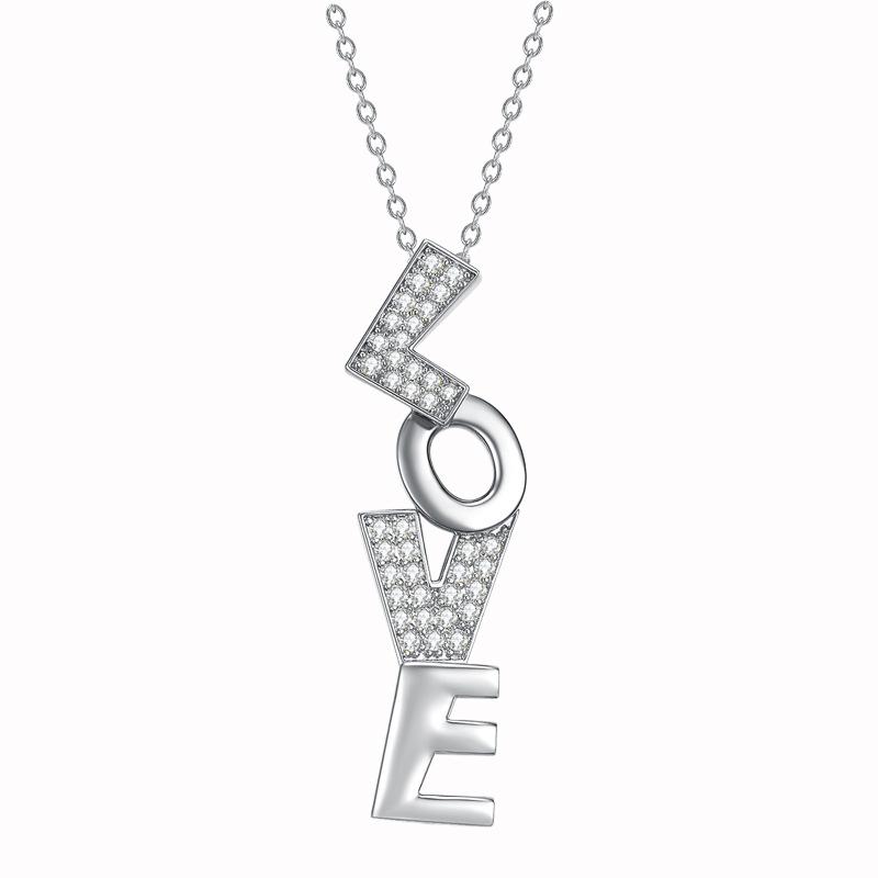 European & American LOVE Letter Gold-Plated Zircon Pendant Necklace - Hip-Hop Trendy Jewelry
European & American LOVE Letter Gold-Plated Zircon Pendant Necklace - Hip-Hop Trendy Jewelry