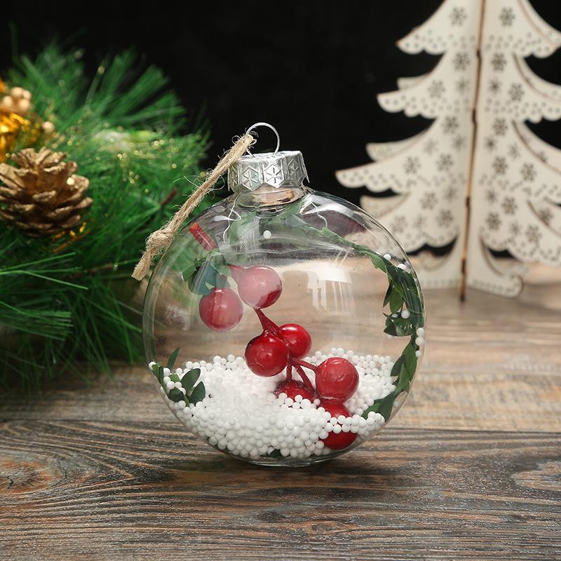 New Christmas Decorative PET Transparent Flat Spherical Indoor Outdoor Christmas Tree Acrylic Plastic Ellipse Pendant Gift Ball 1pc
New Christmas Decorative PET Transparent Flat Spherical Indoor Outdoor Christmas Tree Acrylic Plastic Ellipse Pendant Gift Ball 1pc