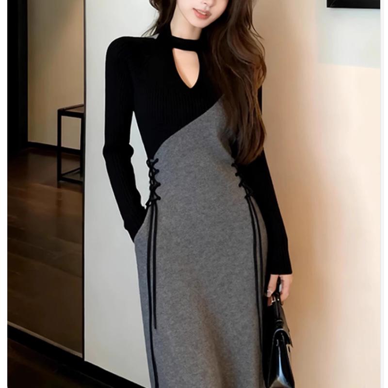 Elegant French Gray Patchwork Cinched Waist Dress - Women s Luxury Autumn 2025 Collection Medium
Elegant French Gray Patchwork Cinched Waist Dress - Women s Luxury Autumn 2025 Collection Medium