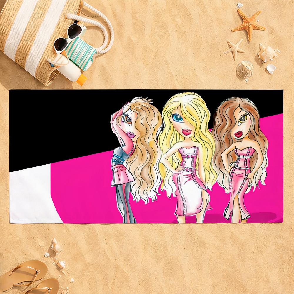 Fashion Doll B-Bratz-S Y2K Towel Quick Dry Absorbent Beach Towel for Sports, Fitness, Swimming and Outdoor Activities W40*H60(CM)
Fashion Doll B-Bratz-S Y2K Towel Quick Dry Absorbent Beach Towel for Sports, Fitness, Swimming and Outdoor Activities W40*H60(CM)