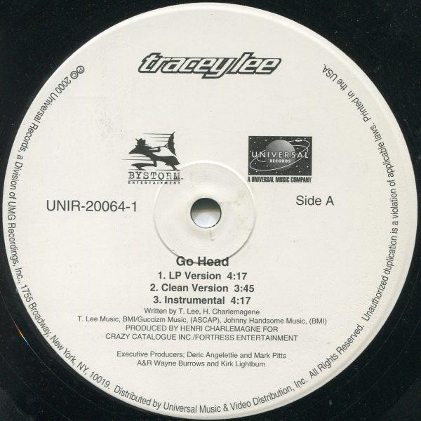 12inch Record TRACEY LEE - Go Head UNIR200641 Bystorm Enterta 2000 US Rap & Hip-Hop/R&B Used
12inch Record TRACEY LEE - Go Head UNIR200641 Bystorm Enterta 2000 US Rap & Hip-Hop/R&B Used