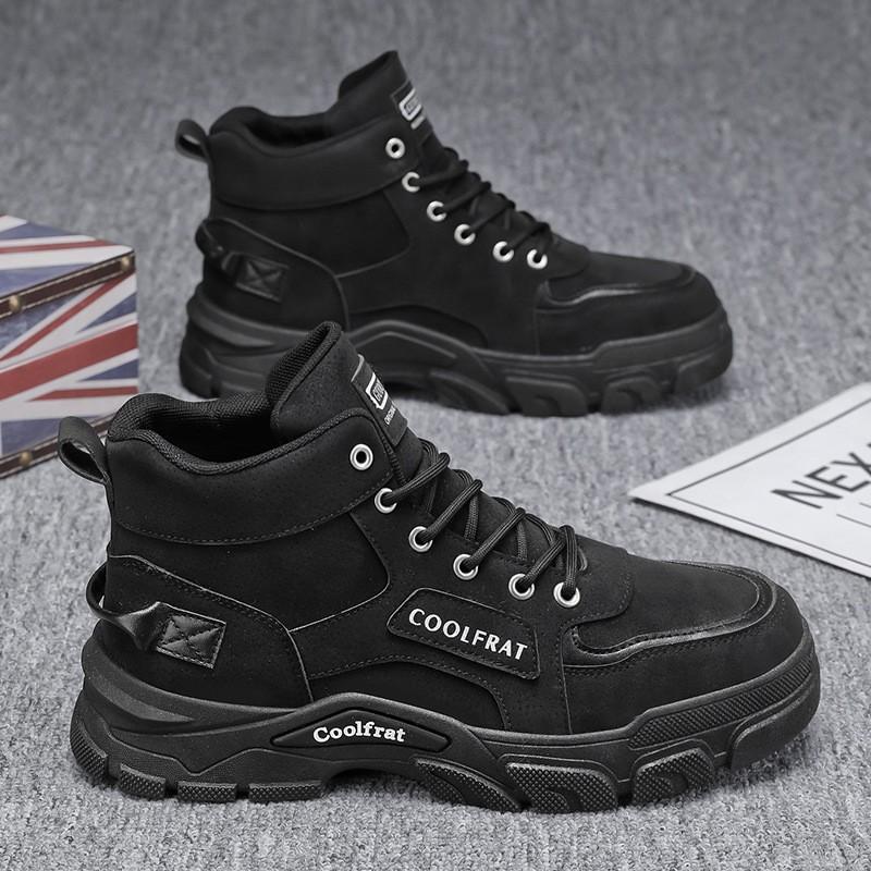 Men s Shoes New High-top Martin Boots Fashionable All-matching Platform Sole Work Casual Short Labor Protection Men 41
Men s Shoes New High-top Martin Boots Fashionable All-matching Platform Sole Work Casual Short Labor Protection Men 41
