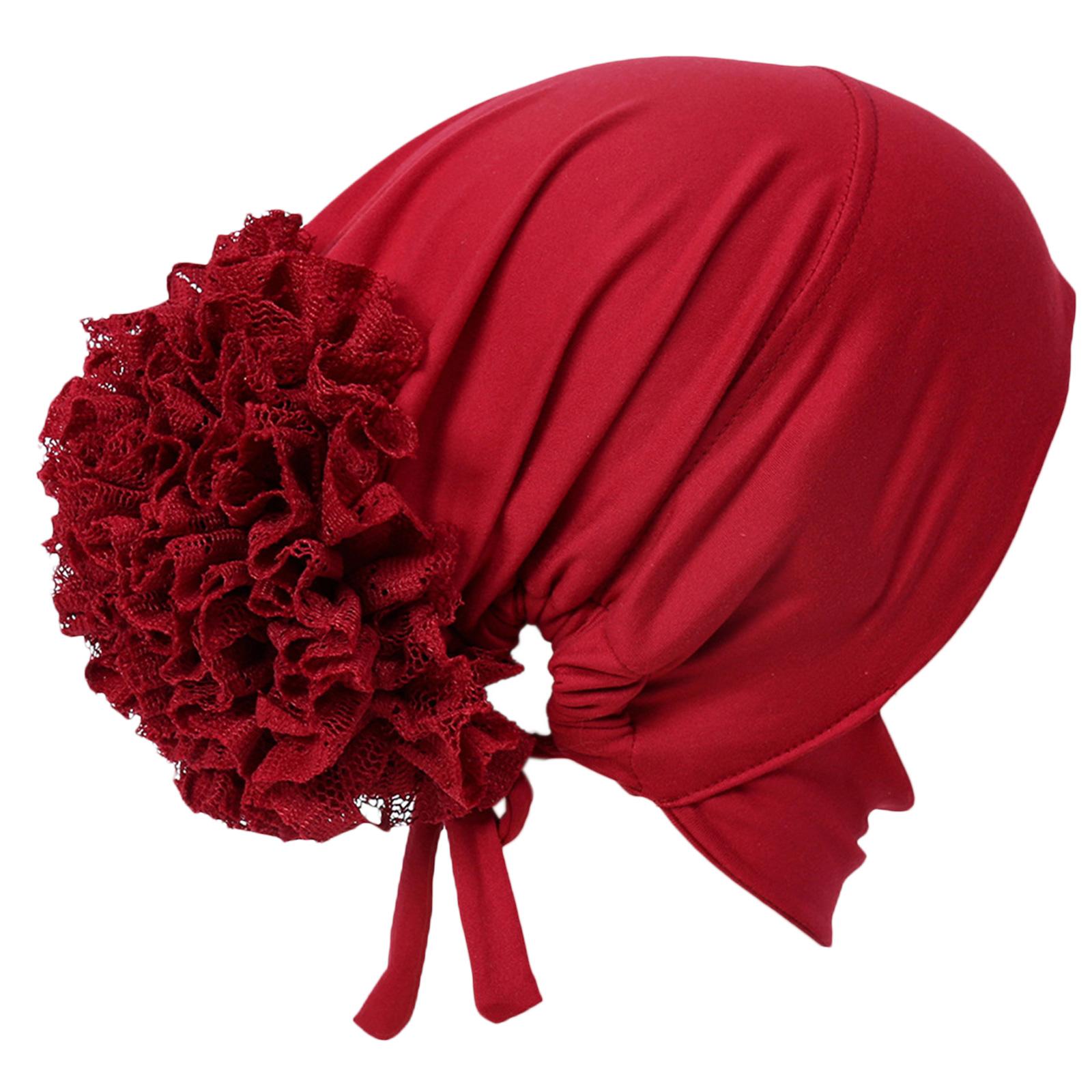 Стильный эластичный хиджаб-повязка на голову с цветком, хиджаб-тюрбан для женщин, аксессуар для волос, удобный платок-повязка с цветком вино красного
Стильный эластичный хиджаб-повязка на голову с цветком, хиджаб-тюрбан для женщин, аксессуар для волос, удобный платок-повязка с цветком вино красного