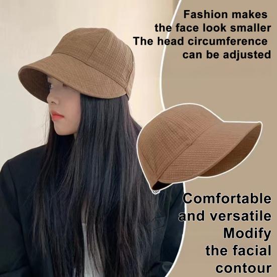 Women Sun Hat Outdoor Fisherman Hat with Adjustable Drawstring UV-Resistant Foldable Design Wide Brim Summer Beach Hat чорний
Women Sun Hat Outdoor Fisherman Hat with Adjustable Drawstring UV-Resistant Foldable Design Wide Brim Summer Beach Hat чорний