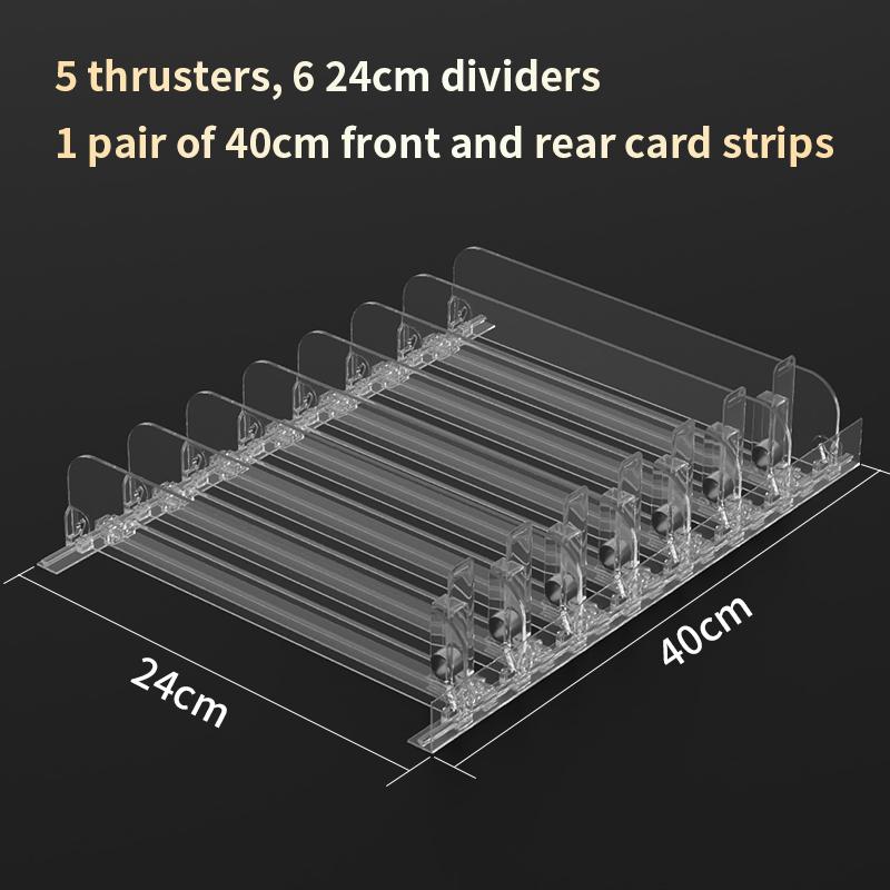 19mm Supermarket Automatic Shelf Pusher Propeller Countertop Small Lipstick Nail Polish Perfume Classified Display Storage Rack
19mm Supermarket Automatic Shelf Pusher Propeller Countertop Small Lipstick Nail Polish Perfume Classified Display Storage Rack
