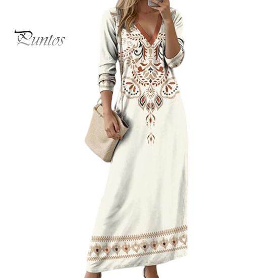 Женское весеннее платье в этническом стиле с принтом, V-образным вырезом и длинными рукавами, богемный свободный пуловер трапециевидной формы, мягкое дышащее платье до щиколотки, повседневное платье макси 2XL белый
Женское весеннее платье в этническом стиле с принтом, V-образным вырезом и длинными рукавами, богемный свободный пуловер трапециевидной формы, мягкое дышащее платье до щиколотки, повседневное платье макси 2XL белый