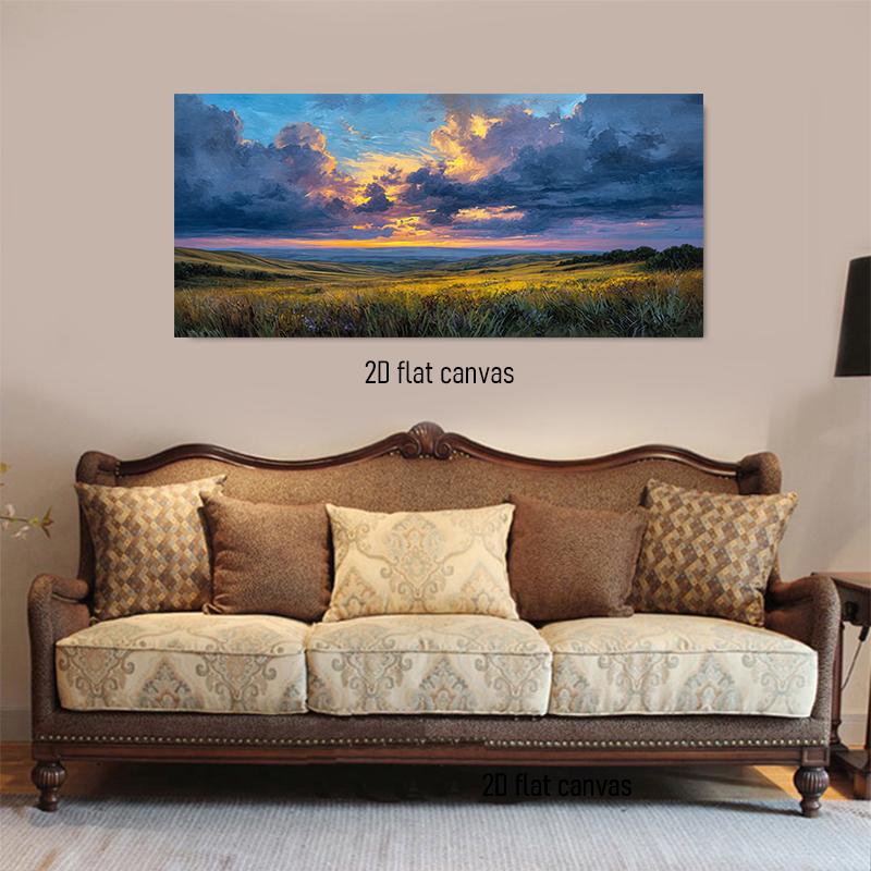 1pcs Sunset Grassland Landscape Canvas Decorative Painting Modern Minimalist Living Room Entrance Bedroom Wall Painting HD Spray (as the picture,50x100cm No Frame)
1pcs Sunset Grassland Landscape Canvas Decorative Painting Modern Minimalist Living Room Entrance Bedroom Wall Painting HD Spray (as the picture,50x100cm No Frame)