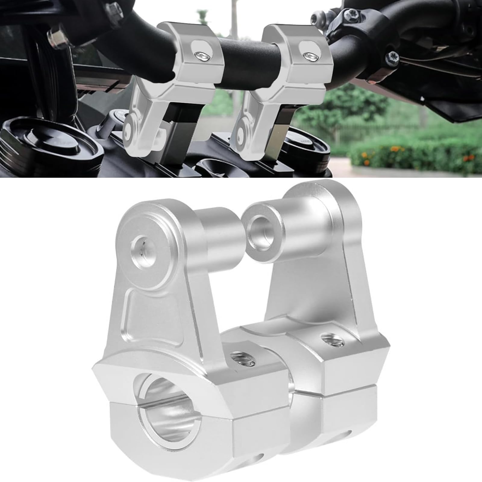 CMD Handle Post Bike Diameter 22mm/28mm Universal CNC Machining Anti-Rust Corrosion Stability Handlebar Riser No Drilling or Welding Standard Bar
CMD Handle Post Bike Diameter 22mm/28mm Universal CNC Machining Anti-Rust Corrosion Stability Handlebar Riser No Drilling or Welding Standard Bar