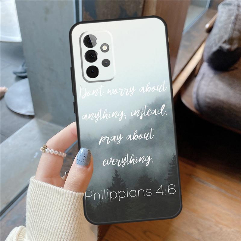 Bible Verse Philippians Jesus Christ Case For Samsung Galaxy A16 A13 A26 A36 A56 A06 A55 A35 A15 A54 A34 A14 A53 A12 A22 A32 A52 Samsung A24 4G
Bible Verse Philippians Jesus Christ Case For Samsung Galaxy A16 A13 A26 A36 A56 A06 A55 A35 A15 A54 A34 A14 A53 A12 A22 A32 A52 Samsung A24 4G