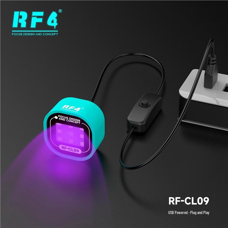 RF4 CL09 Mobile UV Curing Lamp: USB-Powered LED Purple Light for Fast Phone Repairs
RF4 CL09 Mobile UV Curing Lamp: USB-Powered LED Purple Light for Fast Phone Repairs