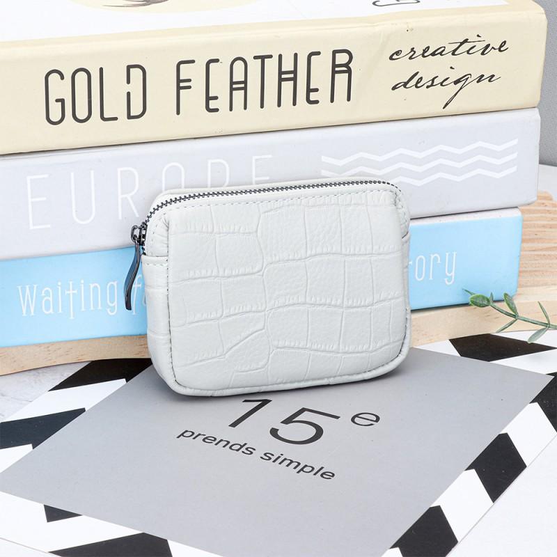 Pure Cowhide Women s Change Purse Fashionable Embossed Stone Pattern Zipper Loose Large Capacity Coin 11x9x2cm
Pure Cowhide Women s Change Purse Fashionable Embossed Stone Pattern Zipper Loose Large Capacity Coin 11x9x2cm