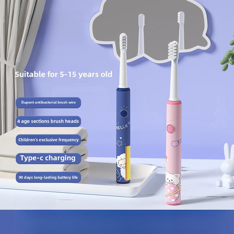 Electric Toothbrush Children s Cartoon Toothbrush Baby Children 3-12 Years Old Electric Toothbrush Rechargeable DuPont Bacteriostatic Brush Head
Electric Toothbrush Children s Cartoon Toothbrush Baby Children 3-12 Years Old Electric Toothbrush Rechargeable DuPont Bacteriostatic Brush Head